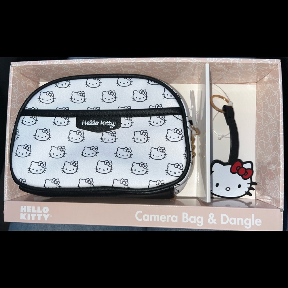 Hello kitty camera bag and dangle